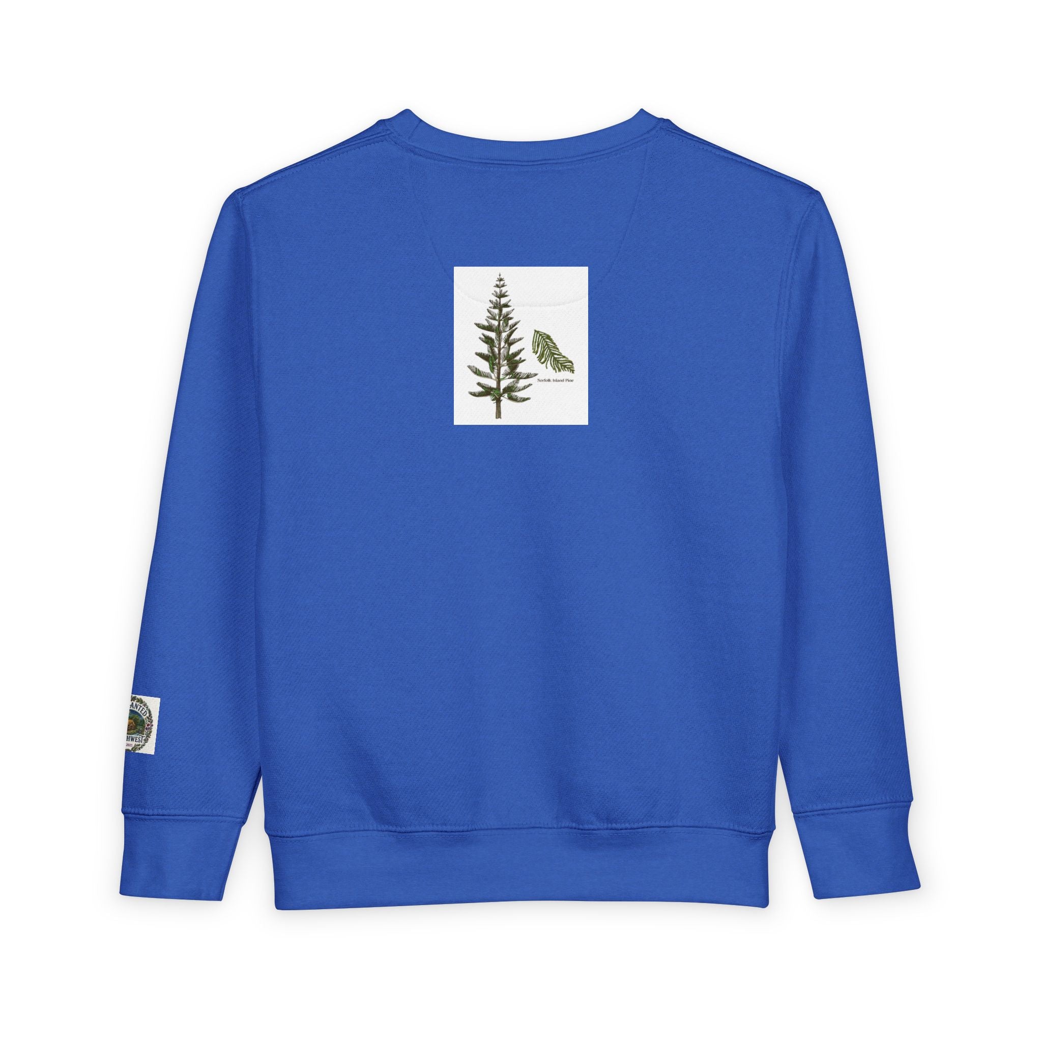 Pup-cific Northwest Toddler Sweatshirt — Cute Cozy Puppy Graphic