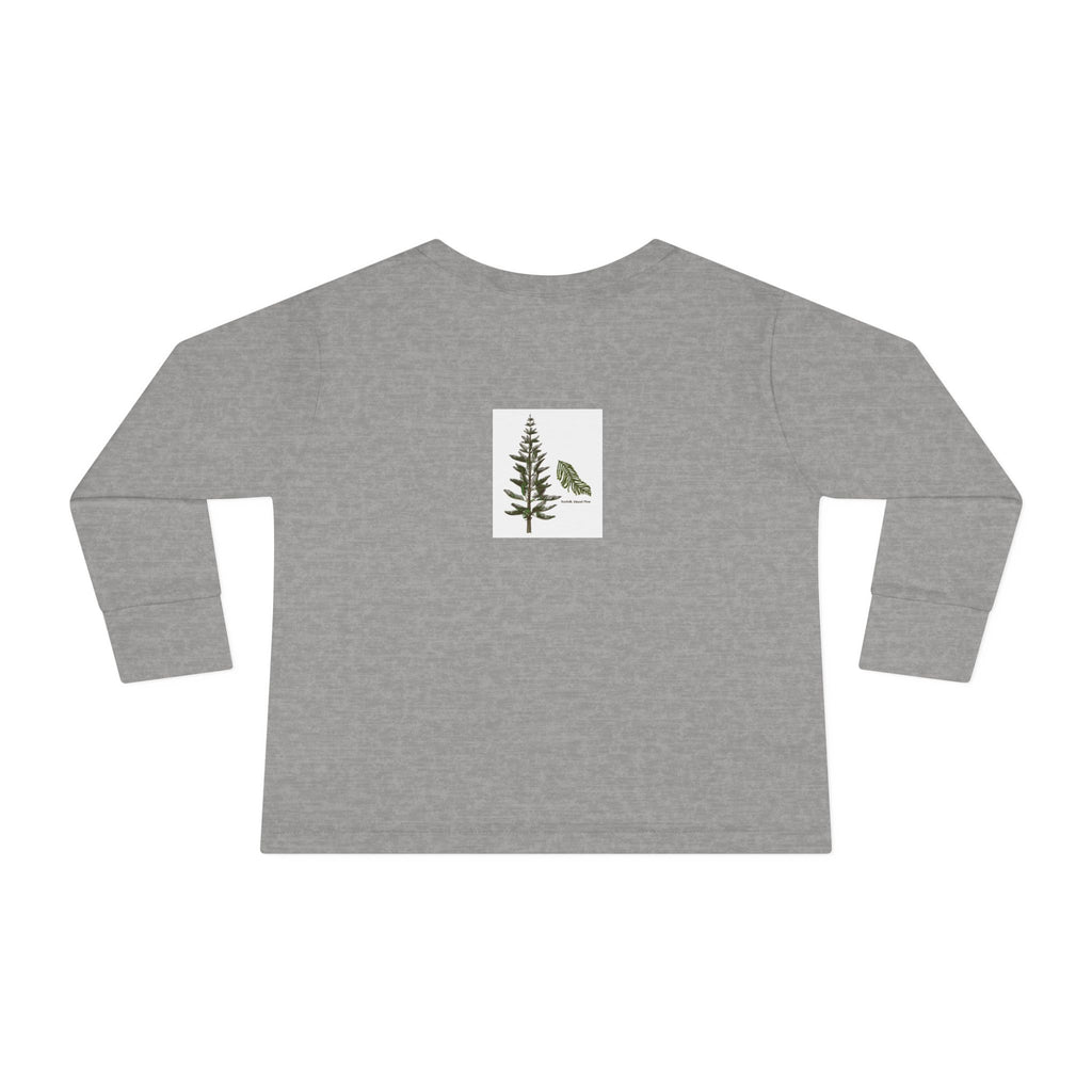 Toddler Long Sleeve Tee - Pup-cific Northwest Cozy puppy