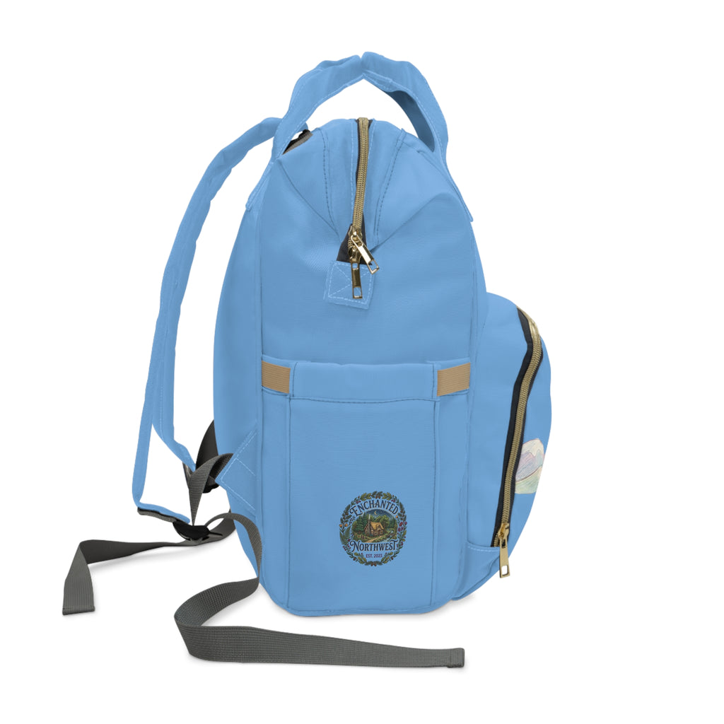 Ready For Adventure Diaper Backpack — Dog Print Multifunctional Baby Bag
